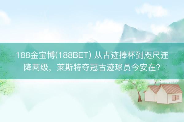 188金宝博(188BET) 从古迹捧杯到咫尺连降两级，莱斯特夺冠古迹球员今安在？